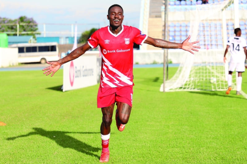 On the charge: Kgamanyane and his teammates are on Galaxy’s coattails PIC: KENNEDY RAMOKONE
