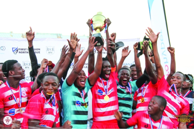 Reason to celebrate: TAFIC are back in the Premier League
PIC: NGWAO PUTSWA FILMS