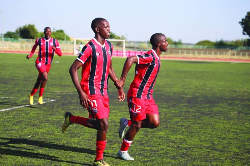 MOVING CLOSER TO LEAGUE TITLE: Log leaders, Jwaneng Galaxy PIC: KENNEDY RAMOKONE