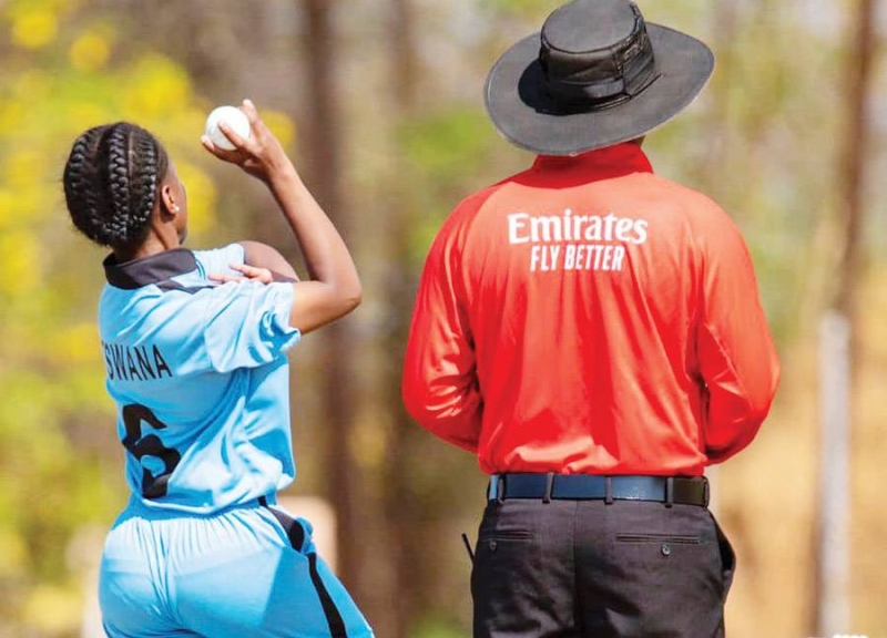 Delivery: Botswana will host the women’s T20 World Cup Africa qualifiers PIC: BCA