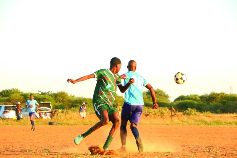 Rising to the occasion: First Division South league action was exciting PIC: PHATSIMO KAPENG