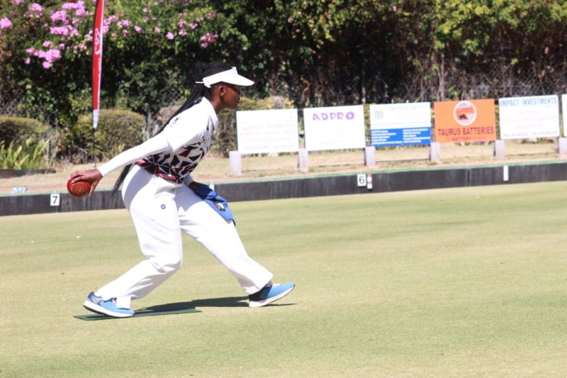 Star player: Lesego Motladiile was voted the best in the women's category PIC: LESEDI MKHUTSHWA