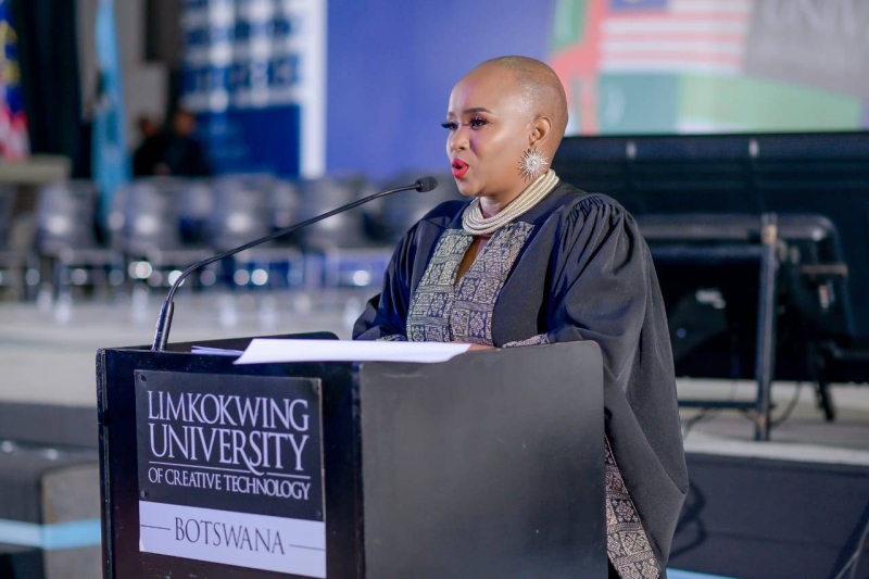 Mercy Thebe leaves Limkokwing