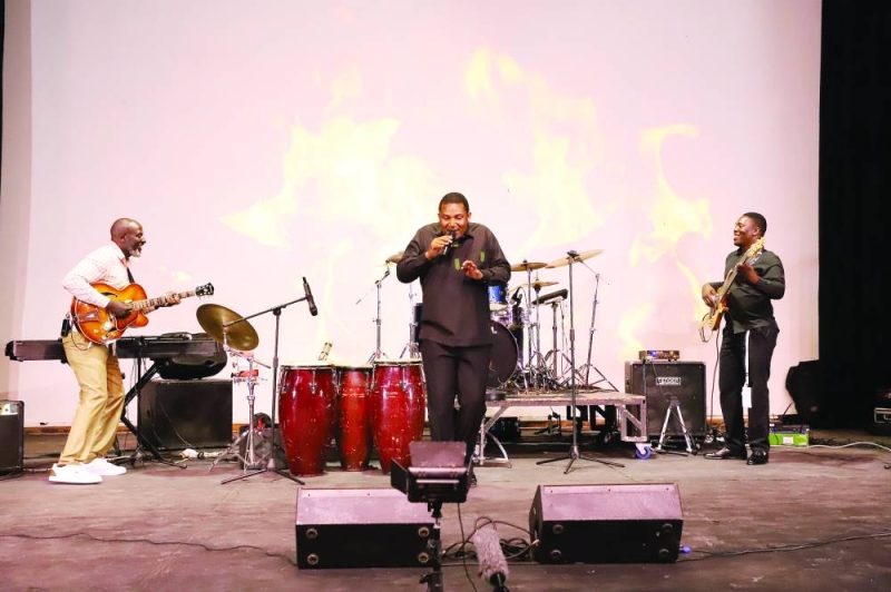Gospel legend, Phempheretlhe ‘Bafana’ Pheto took the audience back in the years with some of his old songs PIC: MORERI SEJAKGOMO