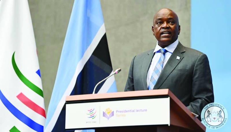 Hosting: Masisi is due to hiat six African heads of state next month