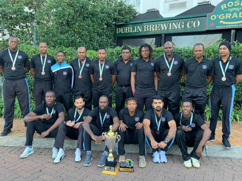 Victorious: The cricket team recently won the ACA South Central zone qualifiers. PIC: JOSEPH ANGARA FACEBOOK