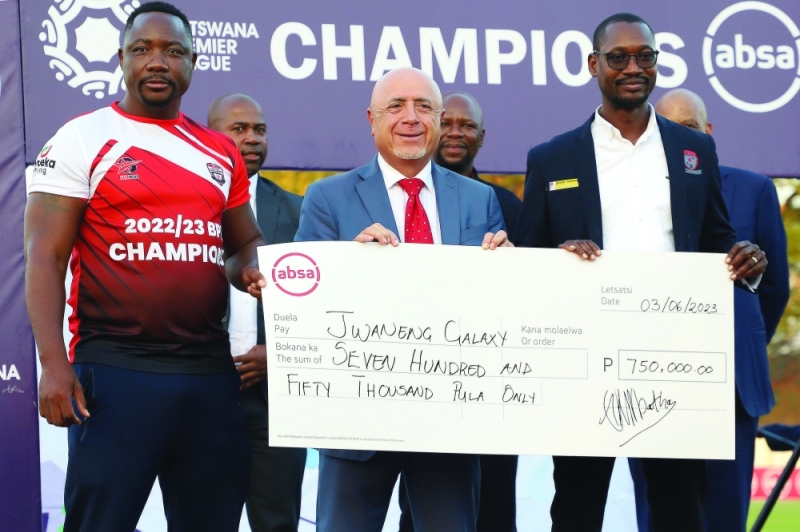 Take home: Champions Galaxy went home with P750,000 PIC: PHATSIMO KAPENG