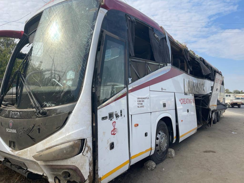 Bus Accident Scene PIC CREDIT: Internet