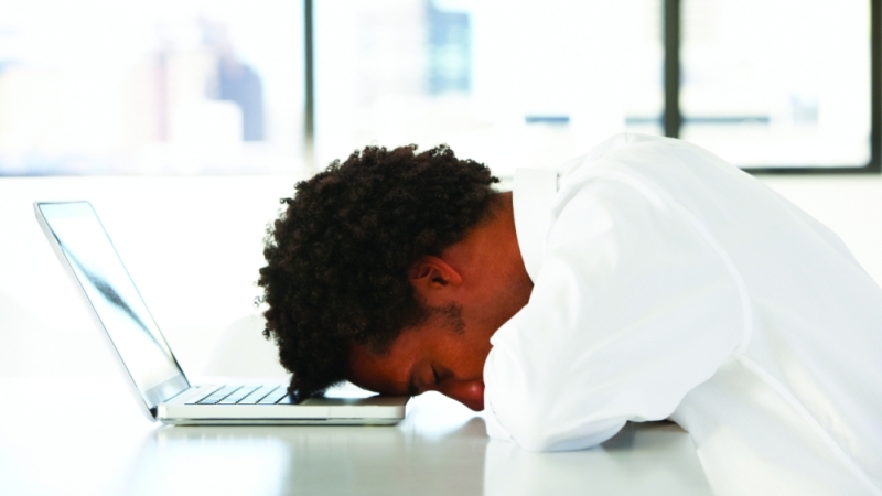 Low morale: Experts have noted that employees generally burnout around the middle of the year and particularly in colder months. Low remuneration and workplace strife add to the problem PIC: LINKEDIN