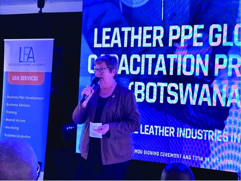 Partnering for growth: Margit Hellwig-Bötte, Ambassador of the Federal Republic of Germany, at the GLOVPRO launch PIC: LEA FACEBOOK