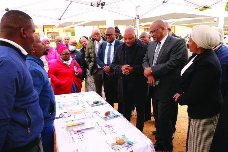Wellness Day at the Tlokweng Kgotla. PIC: PHATSIMO KAPENG