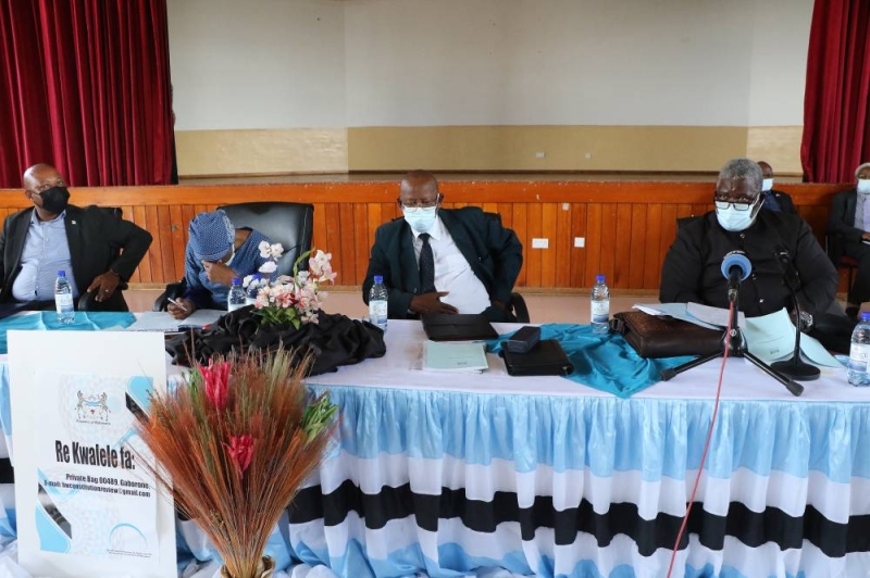 Constitutional Review meeting in Lobatse. PIC MORERI SEJAKGOMO