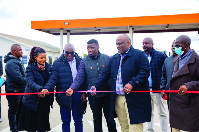 New pathways: Radisigo (second right) and Sekwababe (second left) at the new company's launch