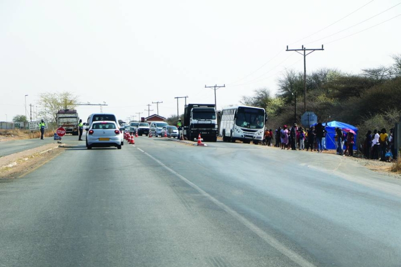 Dibete roadblock PIC: KENNEDY RAMOKONE