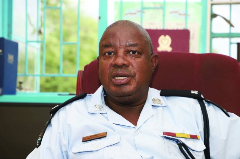 Dibete Police Station commander, Superintendent Meshack Ranku PIC: KENNEDY RAMOKONE