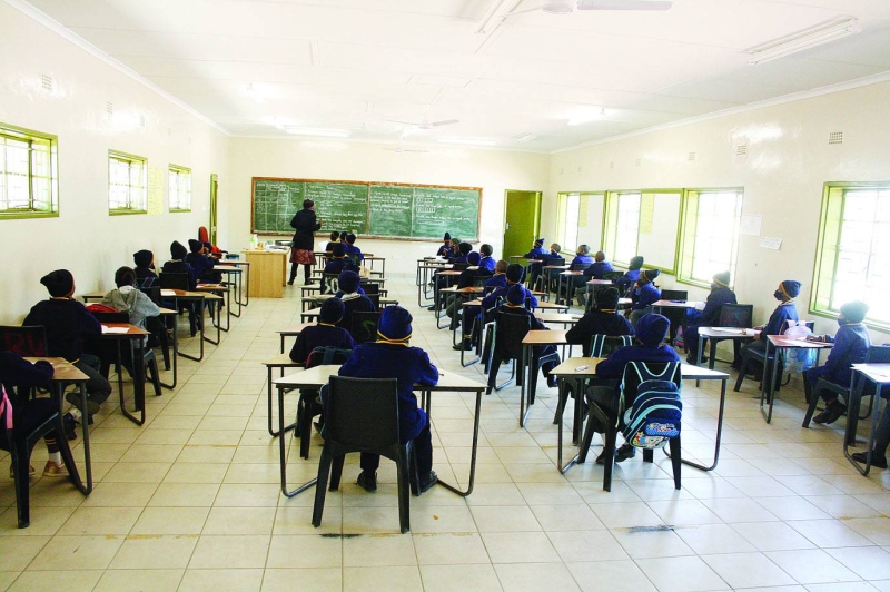 Students in a classroom PIC: MORERI SEJAKGOMO