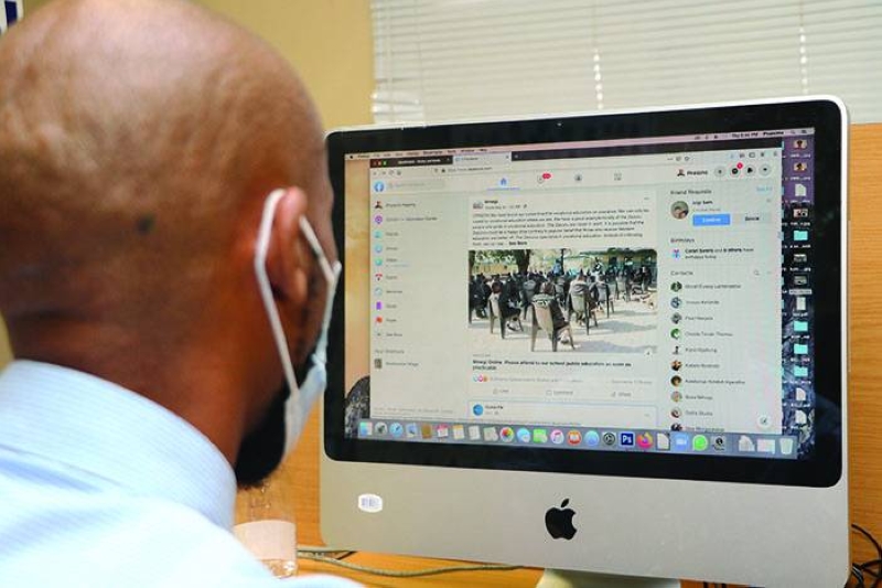 Online: The new law provides protections for the use of personal and private data PIC PHATSIMO KAPENG