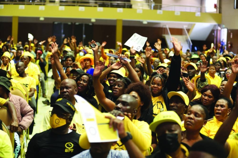 Unsettled waters: The BPF have been failing to put behind internal wranglings and fights PIC: KENNEDY RAMOKONE