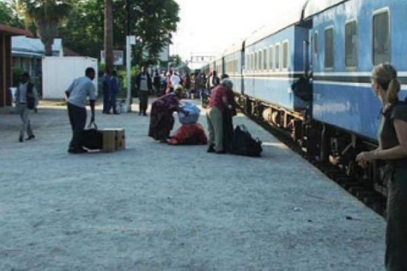 Good, old days: The passenger train was the centre of activity and excitement for villages along the main North-South railway line