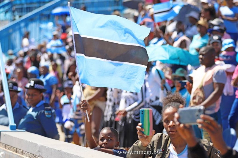 Independence spectators at the national stadium