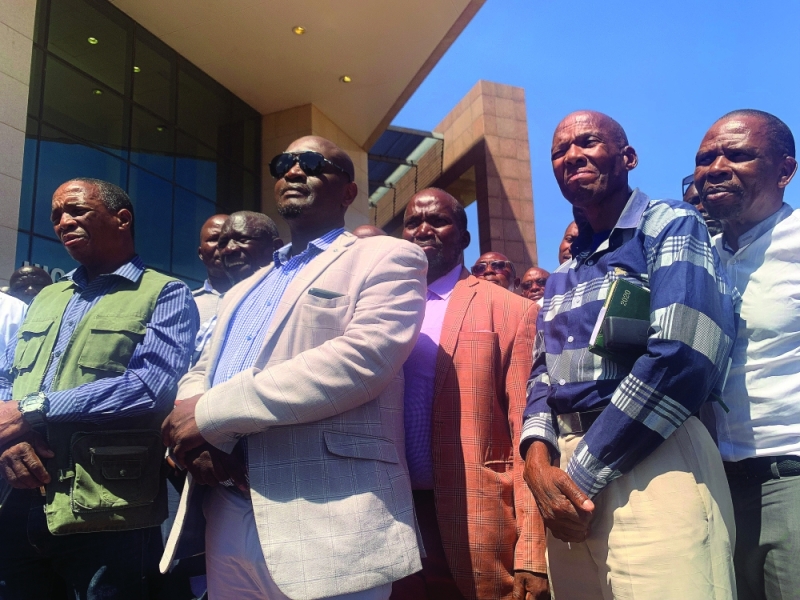 The retired soldiers are alleged to represent close to 2, 000 litigants PIC: MPHO MOKWAPE