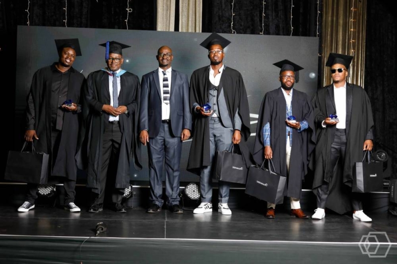 (OLDM) General Manager Mogakolodi Maoketsa and OTC best students for each trade
