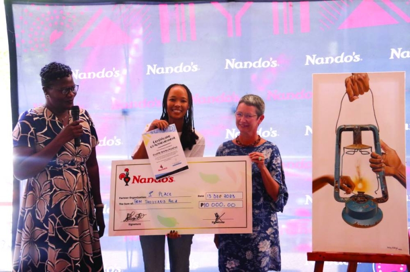 Kadziya is Nando's Art Initiative champion :: Mmegi Online - Vimarsana News
