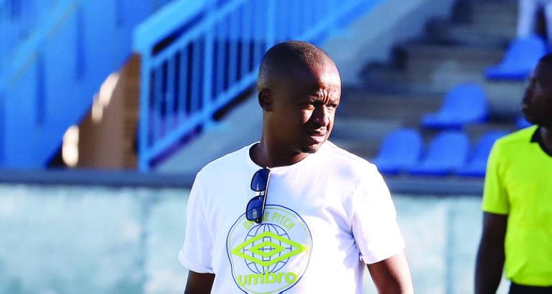 DISAPPOINTED: Gaborone United head coach, Pontsho Moloi PIC: MORERI SEJAKGOMO