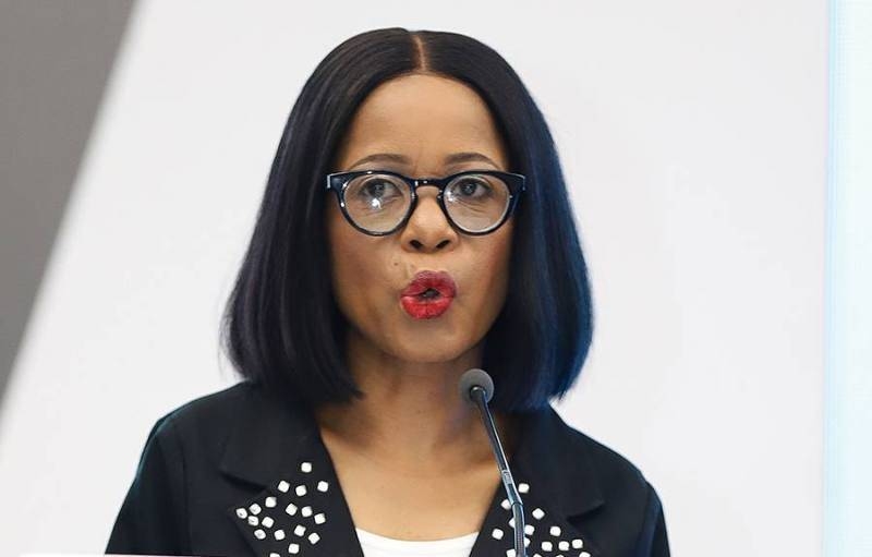 Minister of finance Peggy Serame