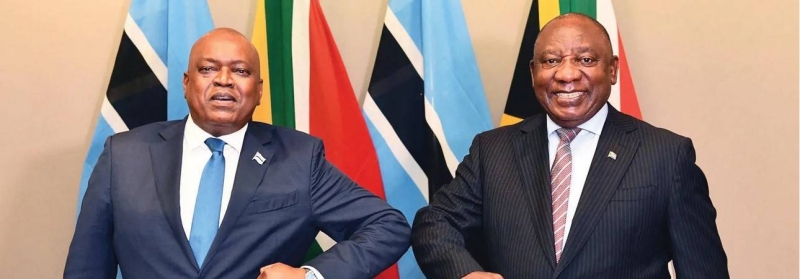 Masisi, Ramaphosa: Diplomatic ties at the Head of State level between Botswana and South Africa are noticeably cooling