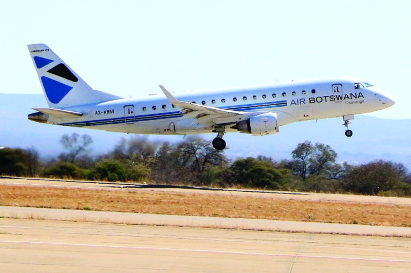 High in the sky: Air Botswana is eyeing a turnaround PIC: KENNEDY RAMOKONE