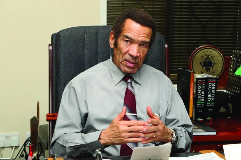 Ian Khama. PIC MORERI SEJAKGOMO