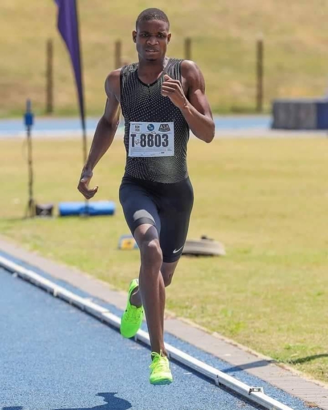 On his way: Haingura has qualified for the Olympics