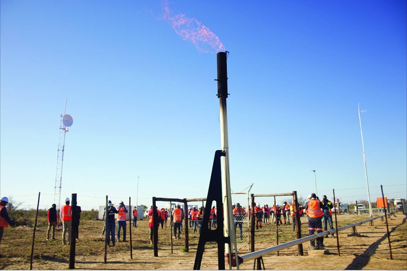 Tlou Energy flare