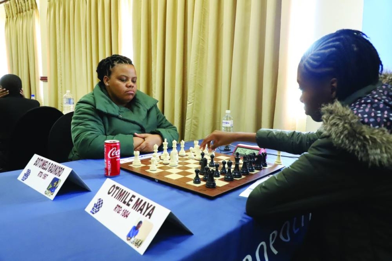 The Metropolitan Chess Championship got underway at the President Hotel on Thursday. PIC: MORERI SEJAKGOMO