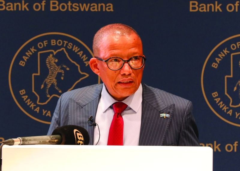 Eyes on the ball: BoB governor, Cornelius Dekop. The central bank is the government’s principal economic advisor PIC: PHATSIMO KAPENG