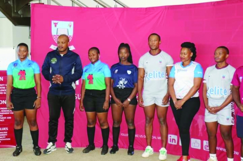 New beginnings: UB Rhinos display their new playing kits PIC: UB RHINOS FACEBOOK