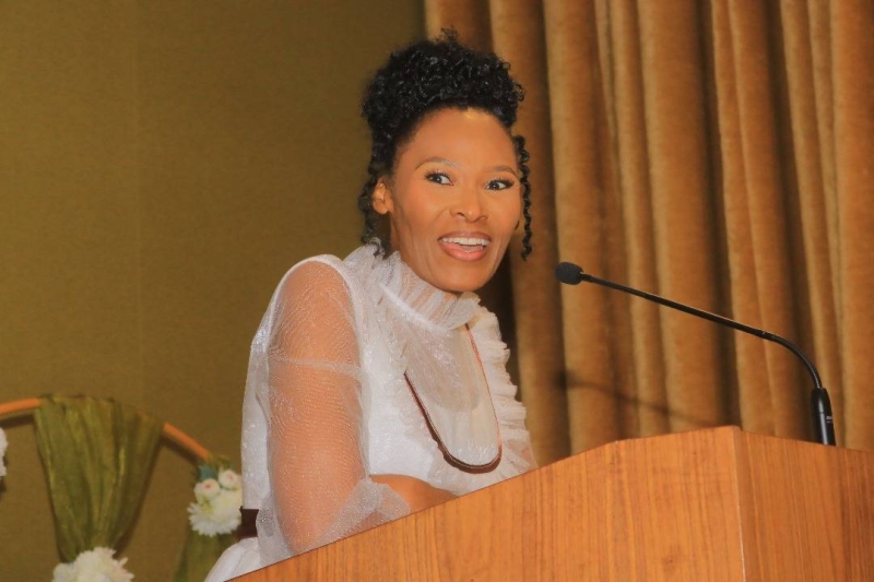 Nyathi during the book launch last Saturday