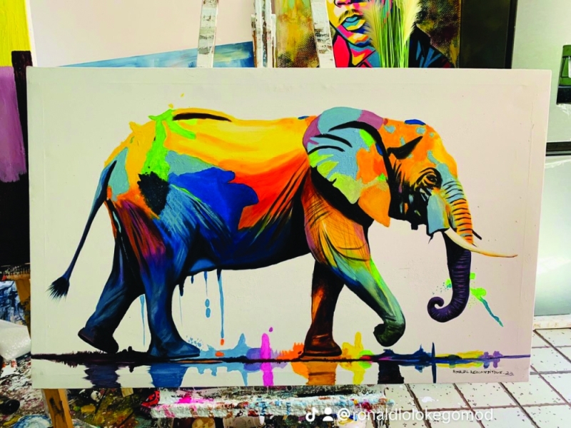 Ronald says he creates artworks that evoke and provoke emotions and tell stories that he fails to tell with words