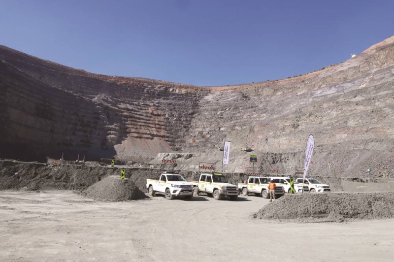 Ready to rumble: Work has already started on the Jwaneng Underground project PIC: MORERI SEJAKGOMO