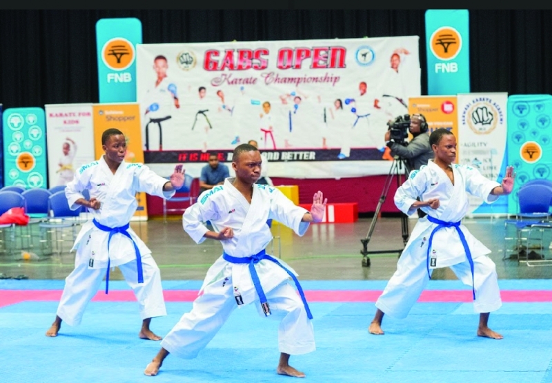 Soldiering on: Hayashi-Ha members during the Gabs Open