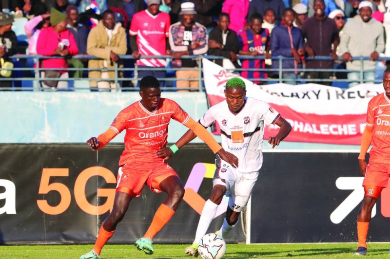 The Orange FA Cup final between Orapa United and Jwaneng Galaxy was full of drama towards the end with two late goals PIC.PHATSIMO KAPENG