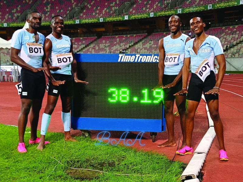 Hard done: The 4x100m relay team was denied a place at the Olympics due to faulty equipment PIC: BAA