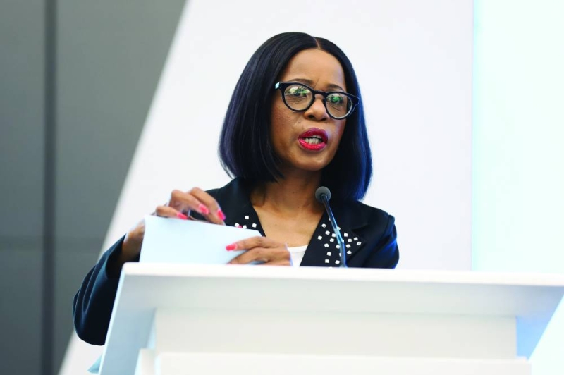 Ear to the ground: Finance Minister, Peggy Serame, will be monitoring trends and forecasts within and outside the country to see where the economy will land this year PIC: KENNEDY RAMOKONE