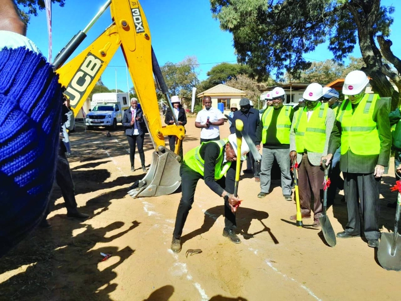 Renovation of the revamped clinic. PIC LARONA MAKHAIZA