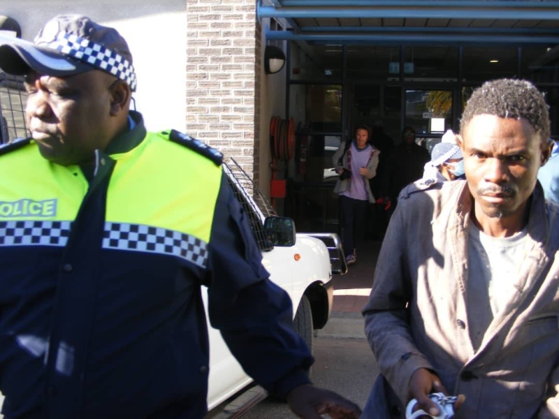  The 35-year-old Unangoni Salathi was arraigned before Francistown Magistrate's Court for the murder of his two children, today. 
