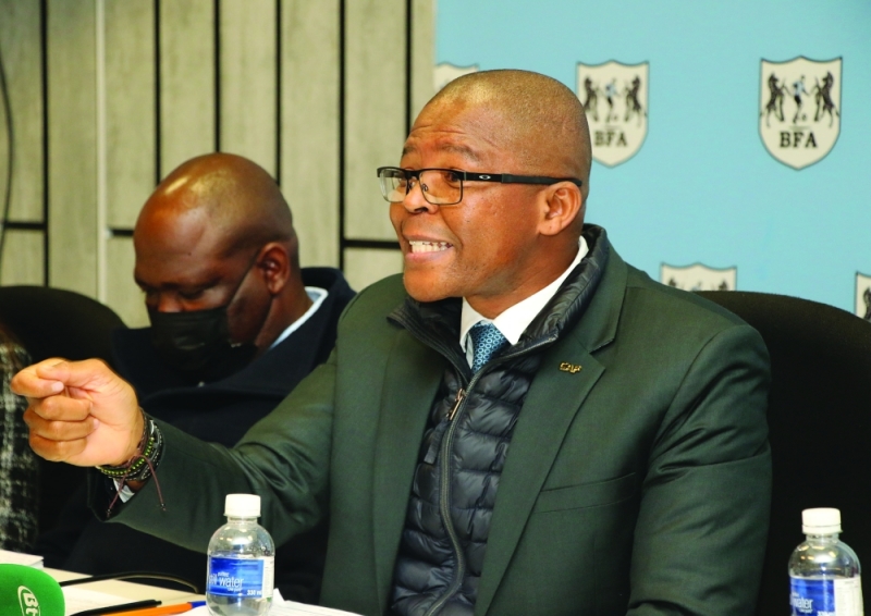 Setting the record straight: Mfolo says there was nothing illegal about the amendment of the constitution. PIC: PHATSIMO KAPENG