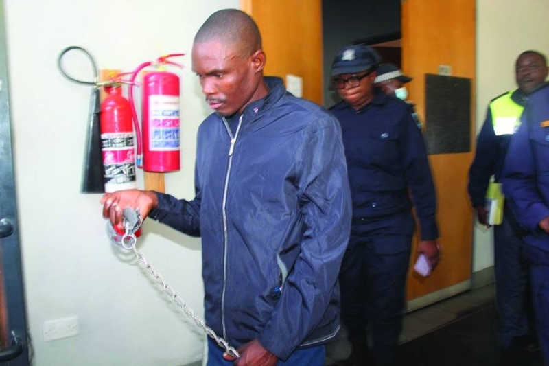 Unangoni Salathi at Francistown Magistrate Court.PIC LESEDI MKHUTSHWA