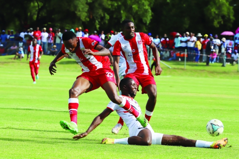 Popular sport: Football is frequently used to advance political agendas PIC: MORERI SEJAKGOMO