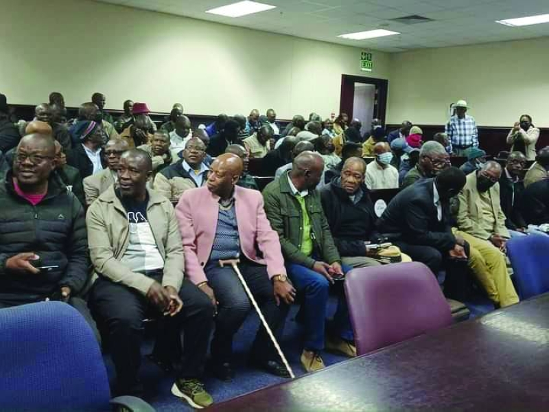Former BDF members at Gaborone High Court
